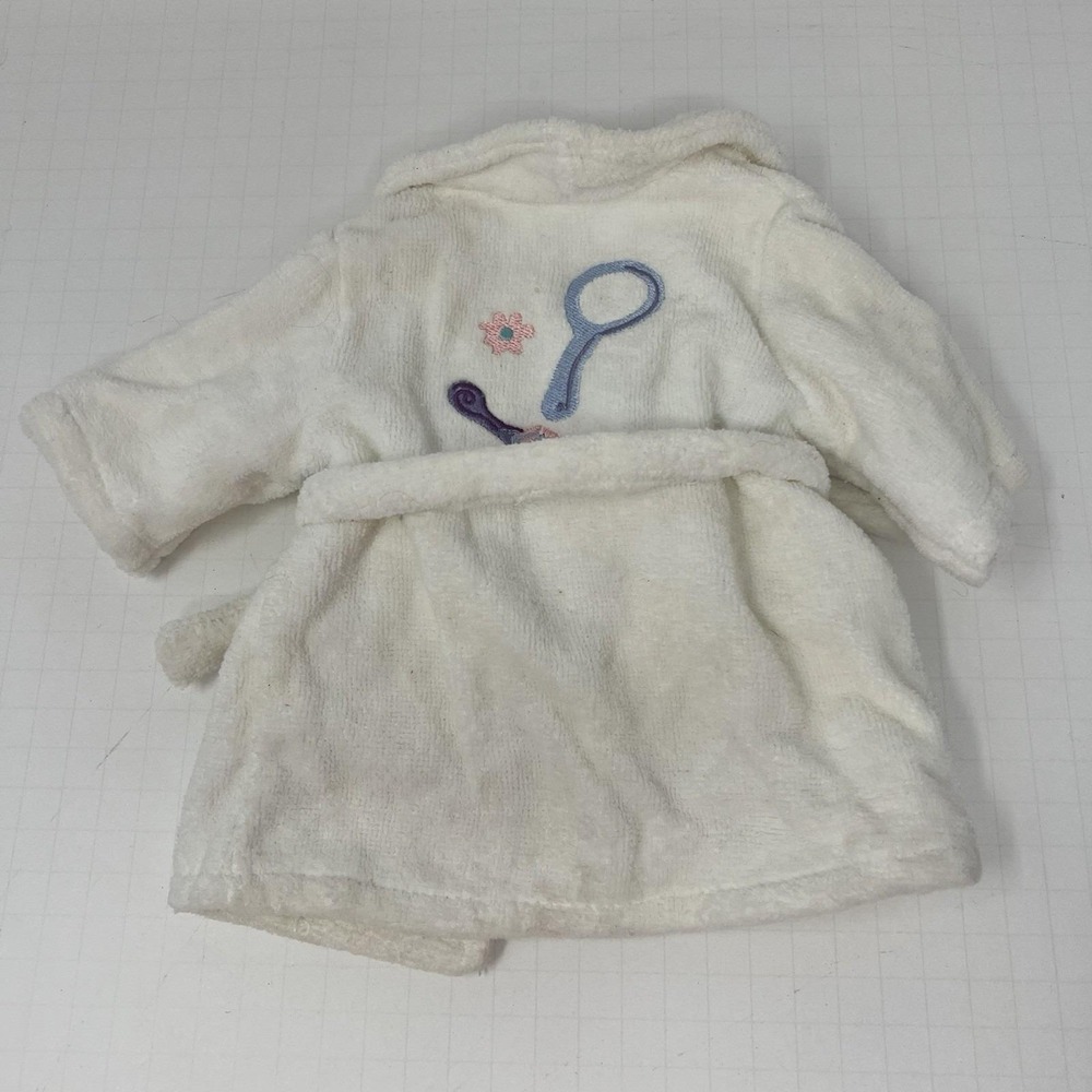 American Girl Doll Terrycloth Spa Bath Robe Hair Wrap Loungewear Outfit Accessor - Picture 10 of 12